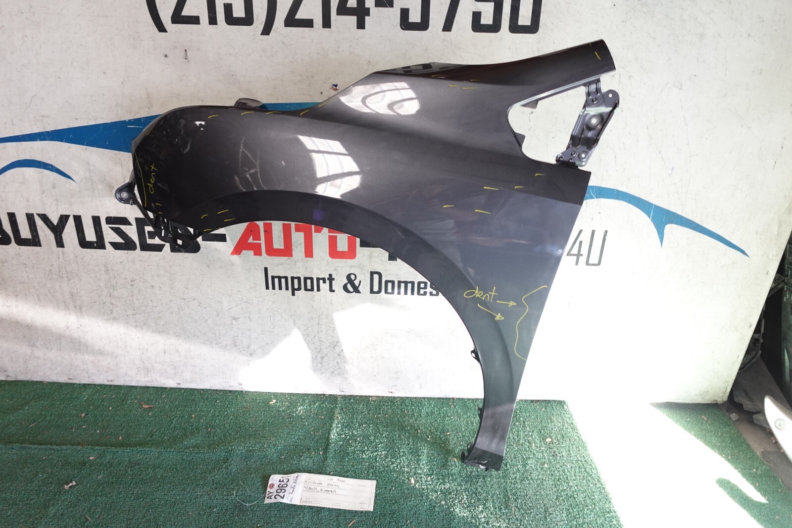 w/dents 2018 2020 2021 2022 2023 HONDA ODYSSEY LEFT DRIVER FENDER OEM AY29651 w/dents 2018 2020 2021 2022 2023 HONDA ODYSSEY LEFT DRIVER FENDER OEM AY29651