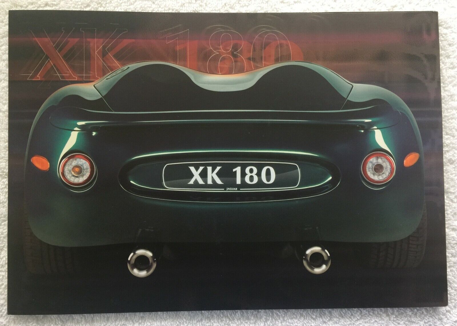 RARE-Press Release Package for Jaguar XK180 Concept car, including photos, 1998