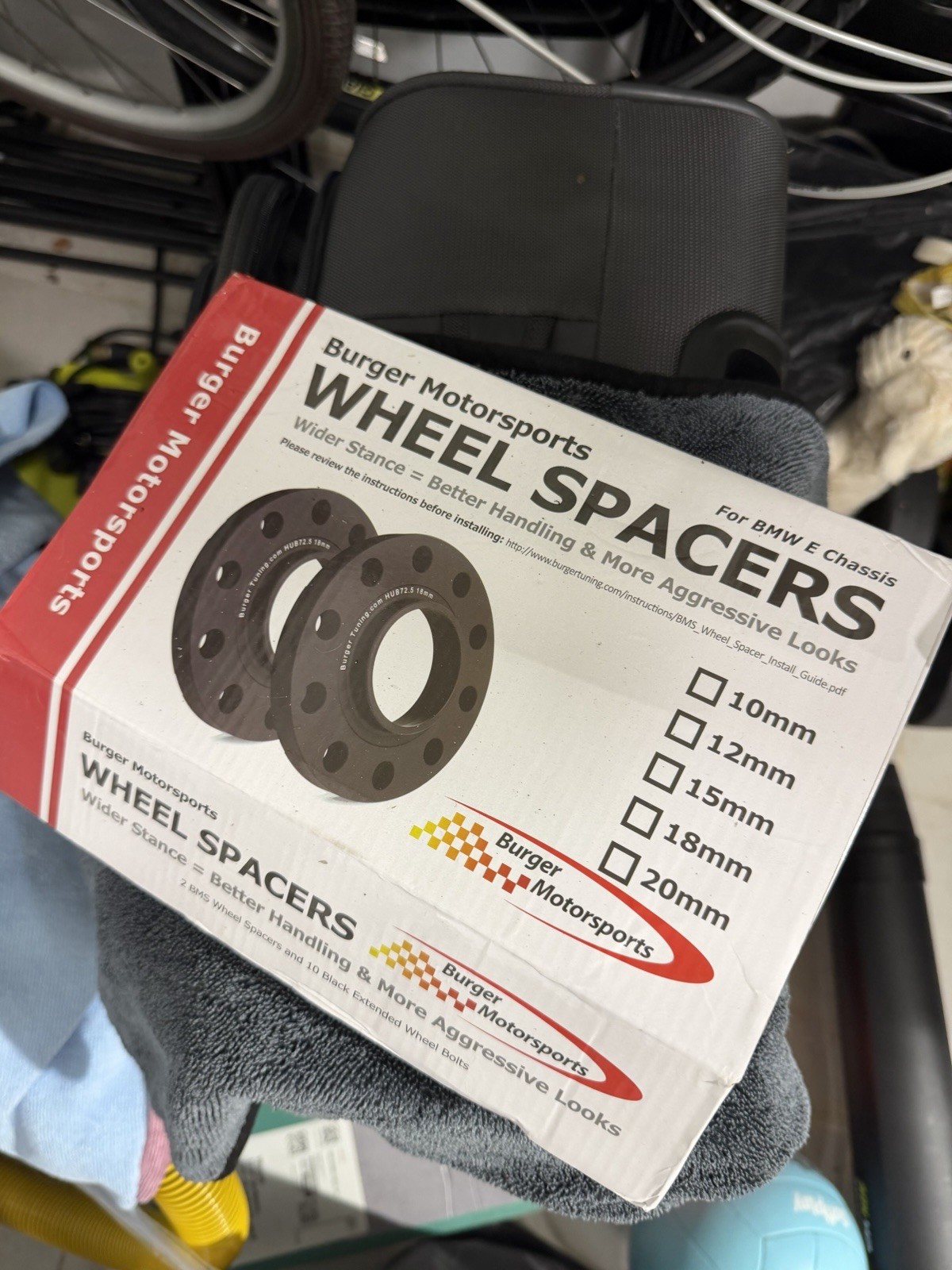 18mm E Chassis - Burger Motorsports BMW Wheel Spacers w/Bolts 18mm E Chassis - Burger Motorsports BMW Wheel Spacers w/Bolts