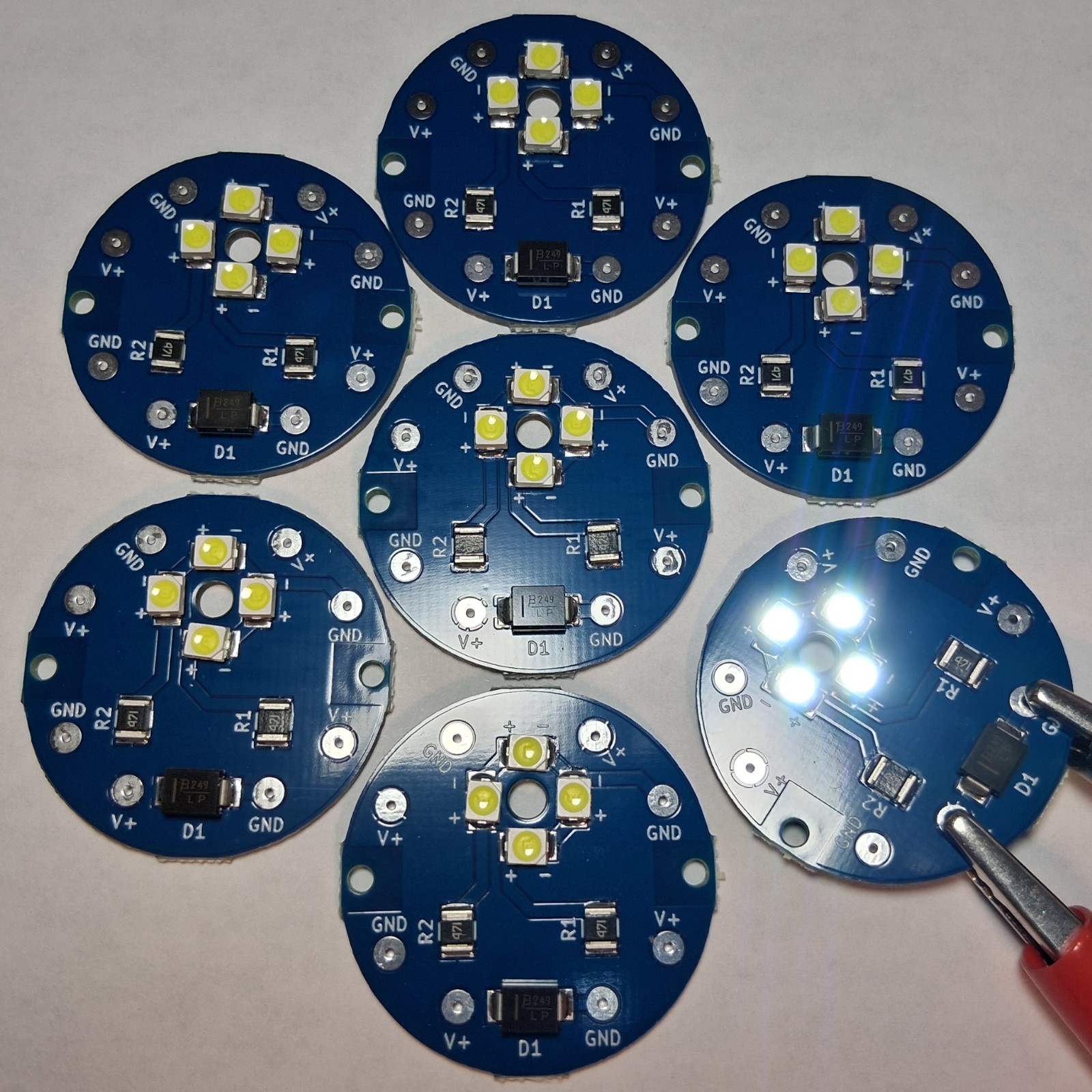 ✅ X27.168 Needle Glow PCBs (Set of 7) White ✅ X27.168 Needle Glow PCBs (Set of 7) White