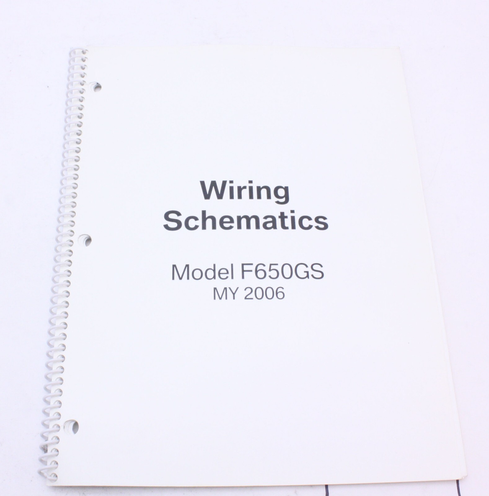 BMW 2006 F650GS Wiring Diagrams Schematics Manual