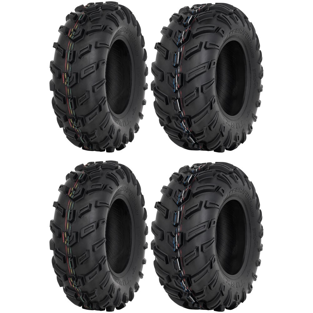 Tusk Terraform Lite All-Terrain ATV Tire Front & Rear Set 25x8-12/ 25x10-12 Tusk Terraform Lite All-Terrain ATV Tire Front & Rear Set 25x8-12/ 25x10-12