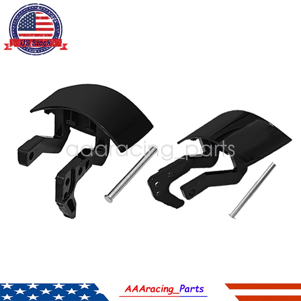Pair Metal Outer Door Handle Repair Kit For Honda CRZ CR-Z 2011-2016 LH+RH Black