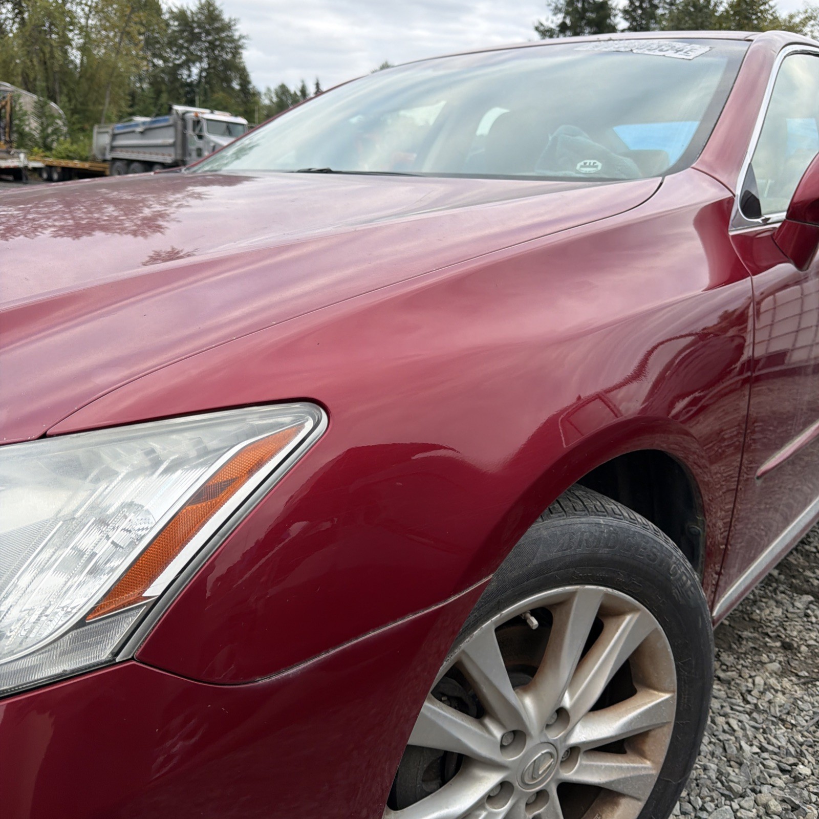 2007-2012 Lexus ES350 Front Left Driver Side RED Fender Panel OEM | Color 3R1 2007-2012 Lexus ES350 Front Left Driver Side RED Fender Panel OEM | Color 3R1