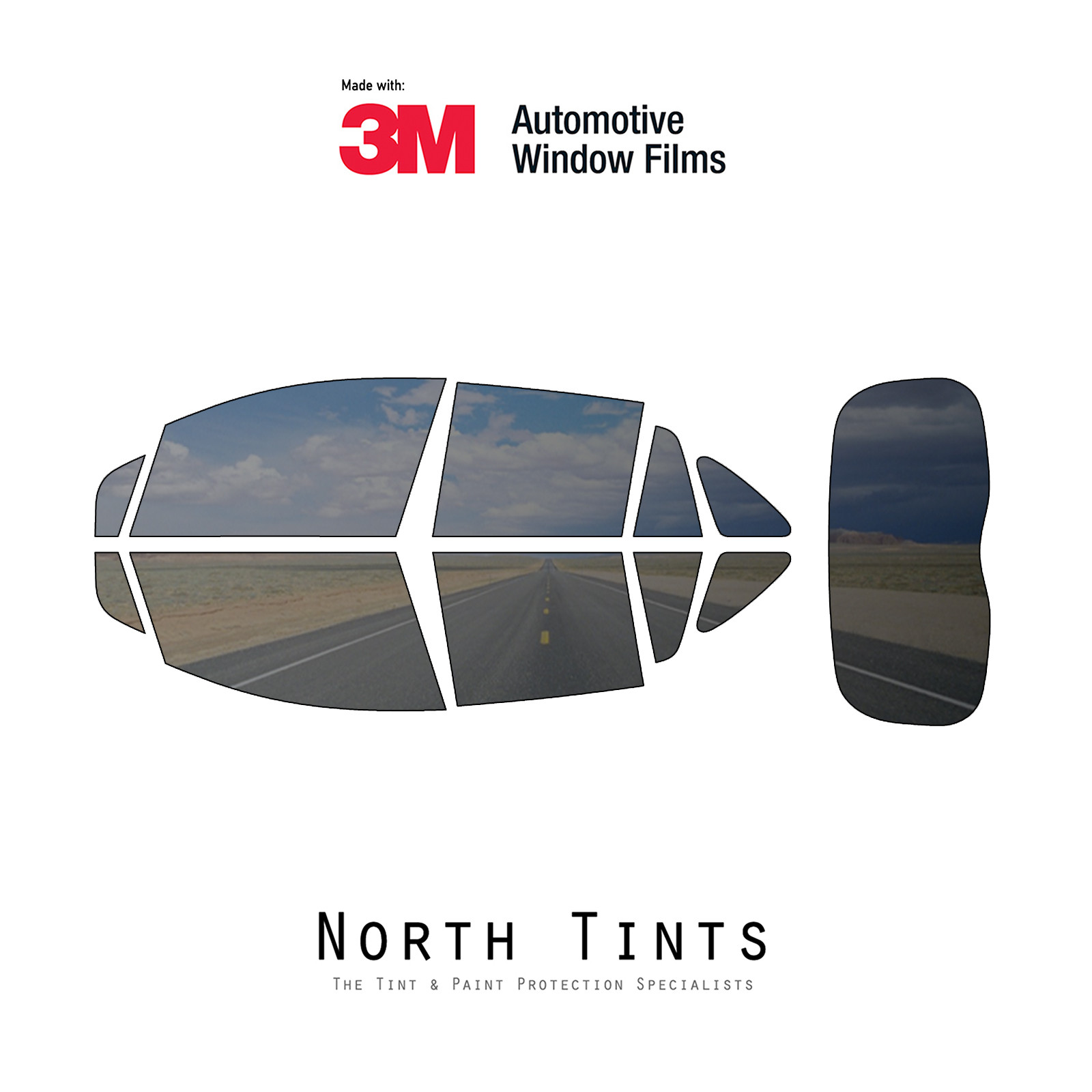 3M COLOR STABLE PreCut Window Tint Film Kit for Mercedes Benz EQE 2023-2026 SUV 3M COLOR STABLE PreCut Window Tint Film Kit for Mercedes Benz EQE 2023-2026 SUV