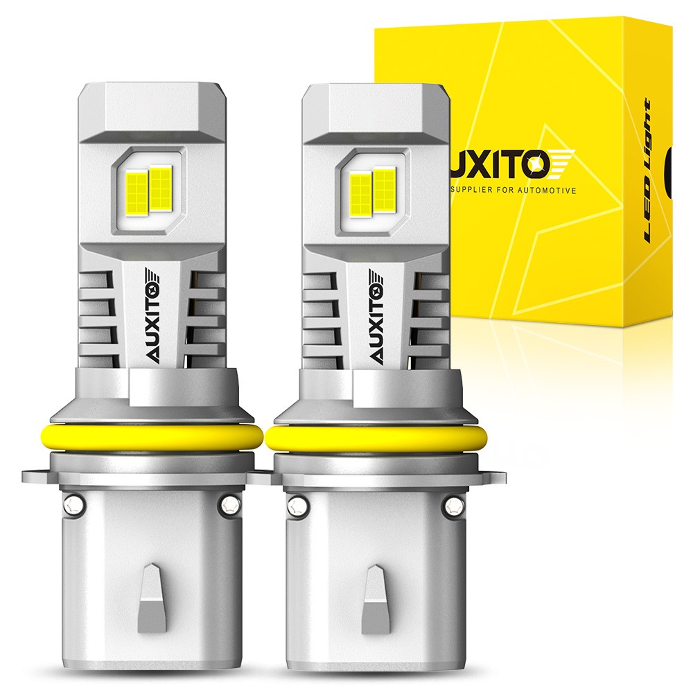 1/2 Set AUXITO LED Headlight 9007 HB5 Hi/Low Bulbs 30000LM Bright White Lamp