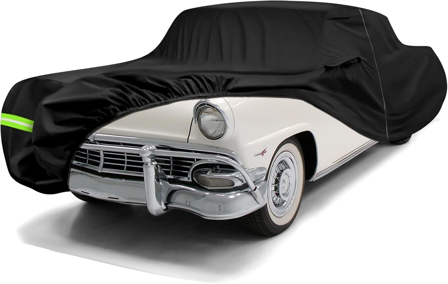 Custom Fit Heavy Duty Black Car Cover for 1955-1959 & 1962-1970 Ford Fairlane