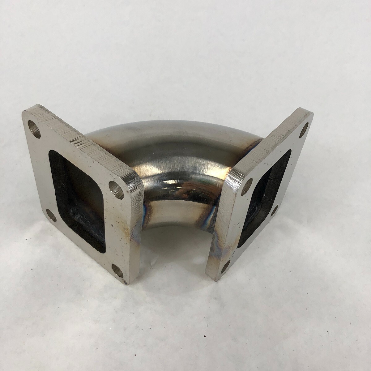 90 Degree T4-4 Bolt to T4-4 Bolts Turbo Charger Flange Conversion Adapter 90 Degree T4-4 Bolt to T4-4 Bolts Turbo Charger Flange Conversion Adapter