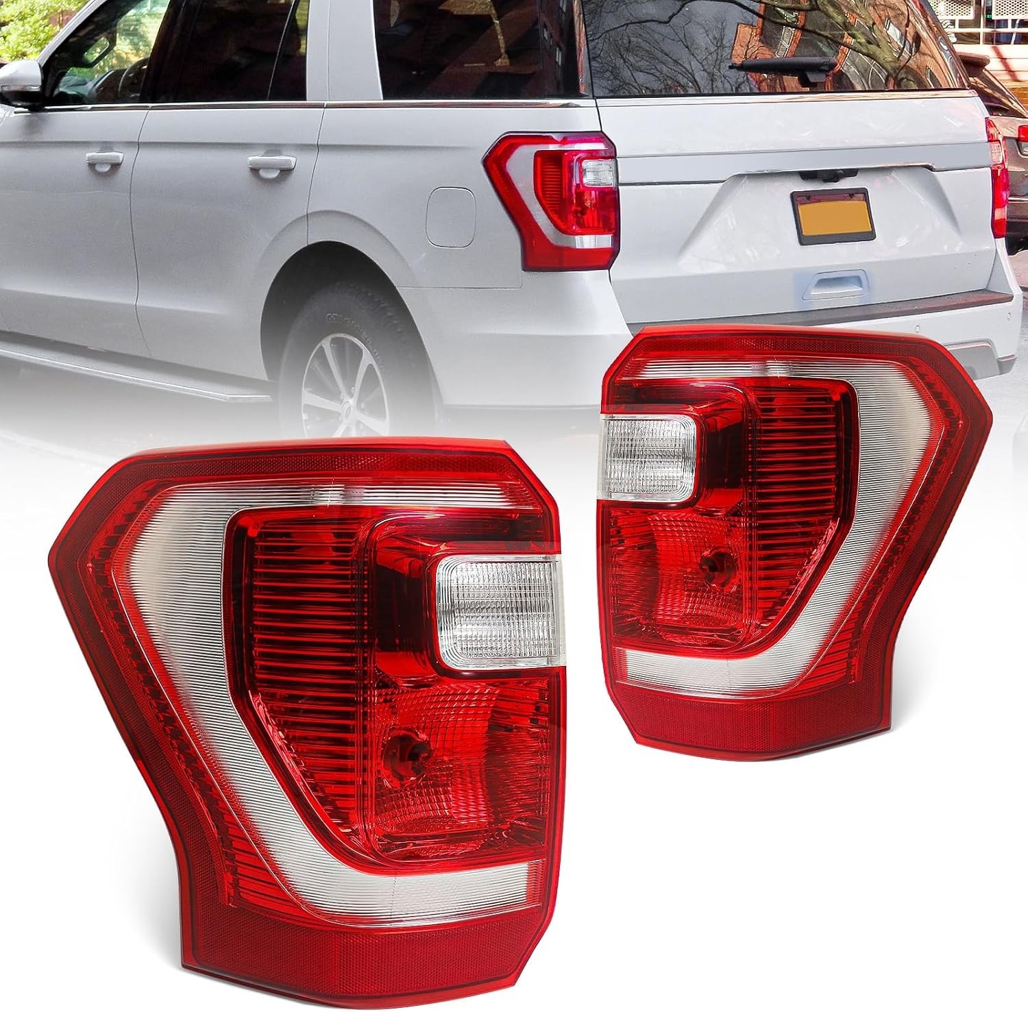 For 2018-2021 Ford Expedition Halogen Tail Lights Rear Brake Lamp Pair LH RH Set For 2018-2021 Ford Expedition Halogen Tail Lights Rear Brake Lamp Pair LH RH Set
