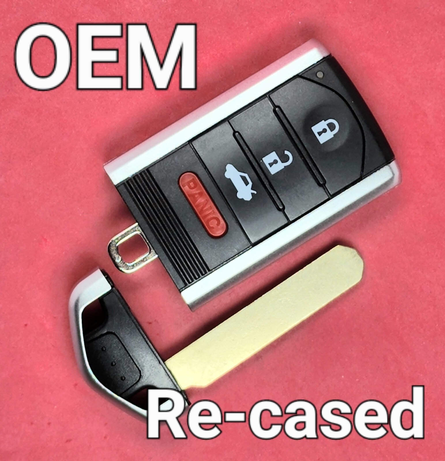 Re-cased OEM 2009 - 2014 Acura TL Smart Key 4B Trunk - M3N5WY8145 Re-cased OEM 2009 - 2014 Acura TL Smart Key 4B Trunk - M3N5WY8145
