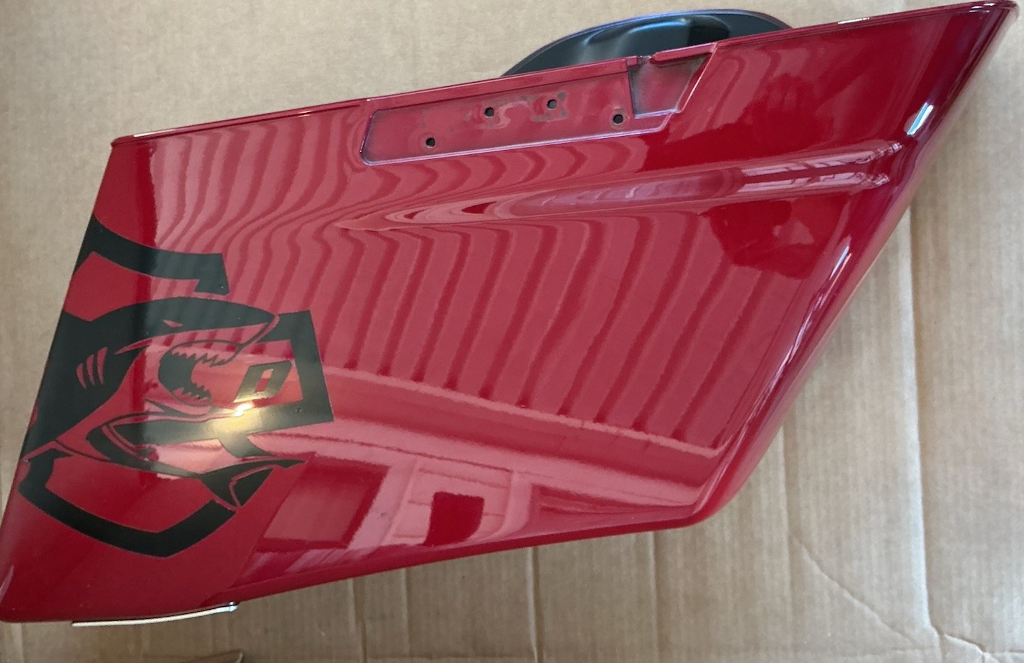 OEM 2014-2023 Harley Davidson Right Saddlebag Billiard Red Touring 90200729