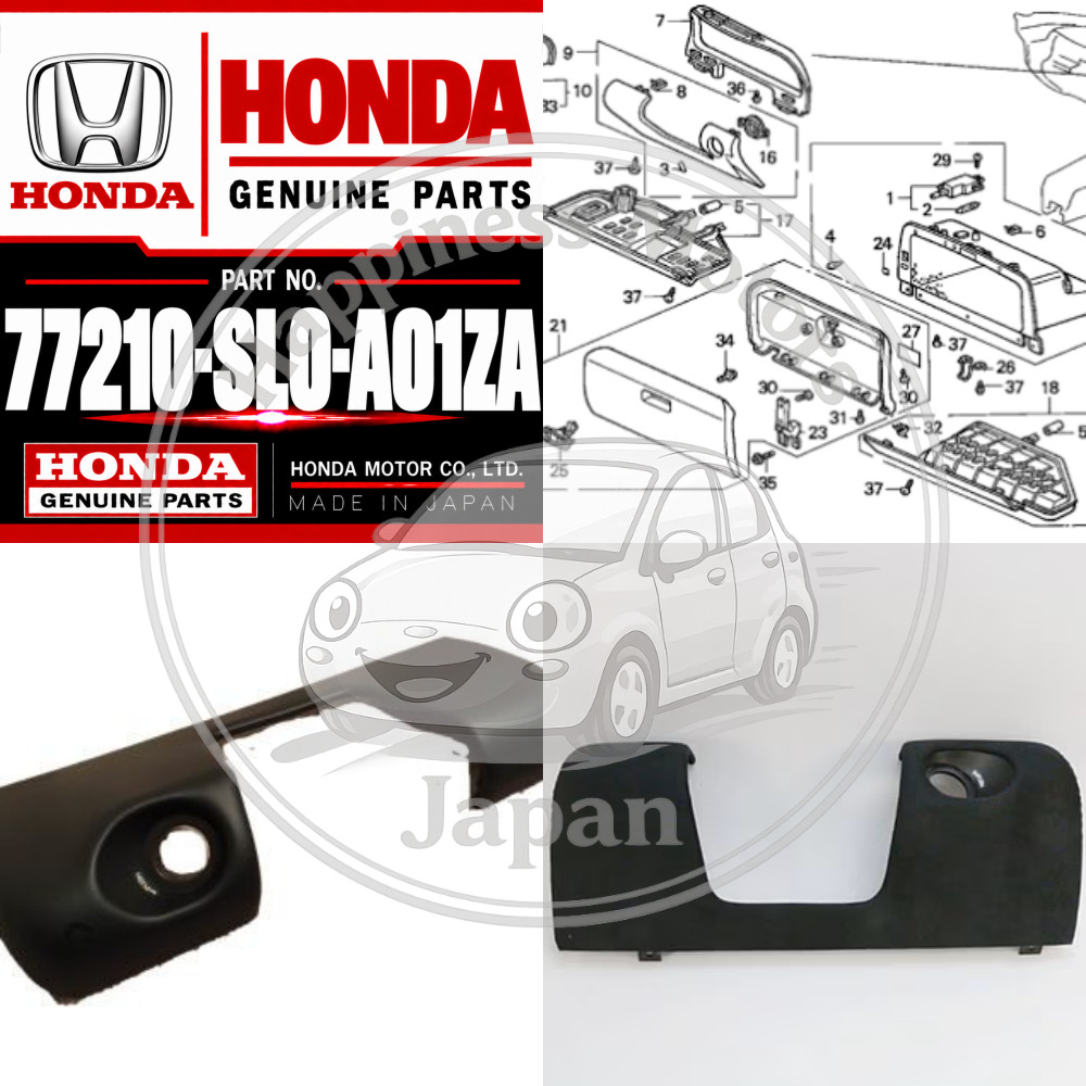 HONDA Genuine Instrument Driver Lower Panel 77210-SL0-A01ZA ACURA NSX 91-05 New