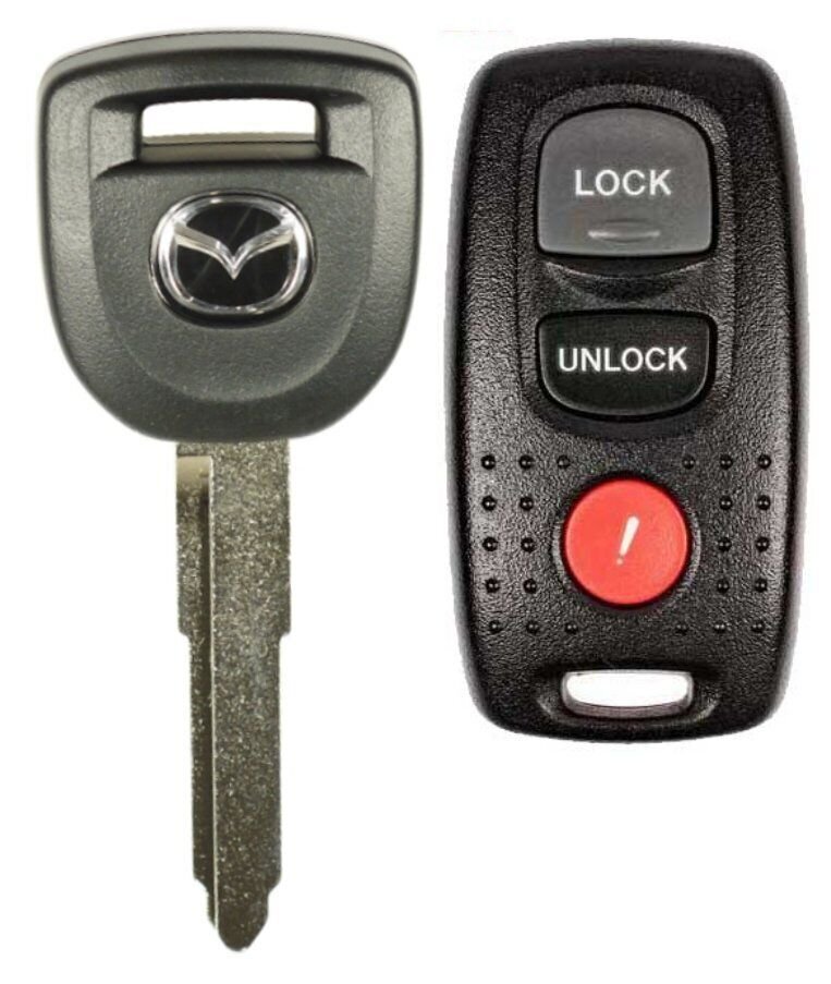 NEW Mazda 3/6 Hatchback/Wagon 2004 - 2009 Chipped Key + Remote Fob KPU41846