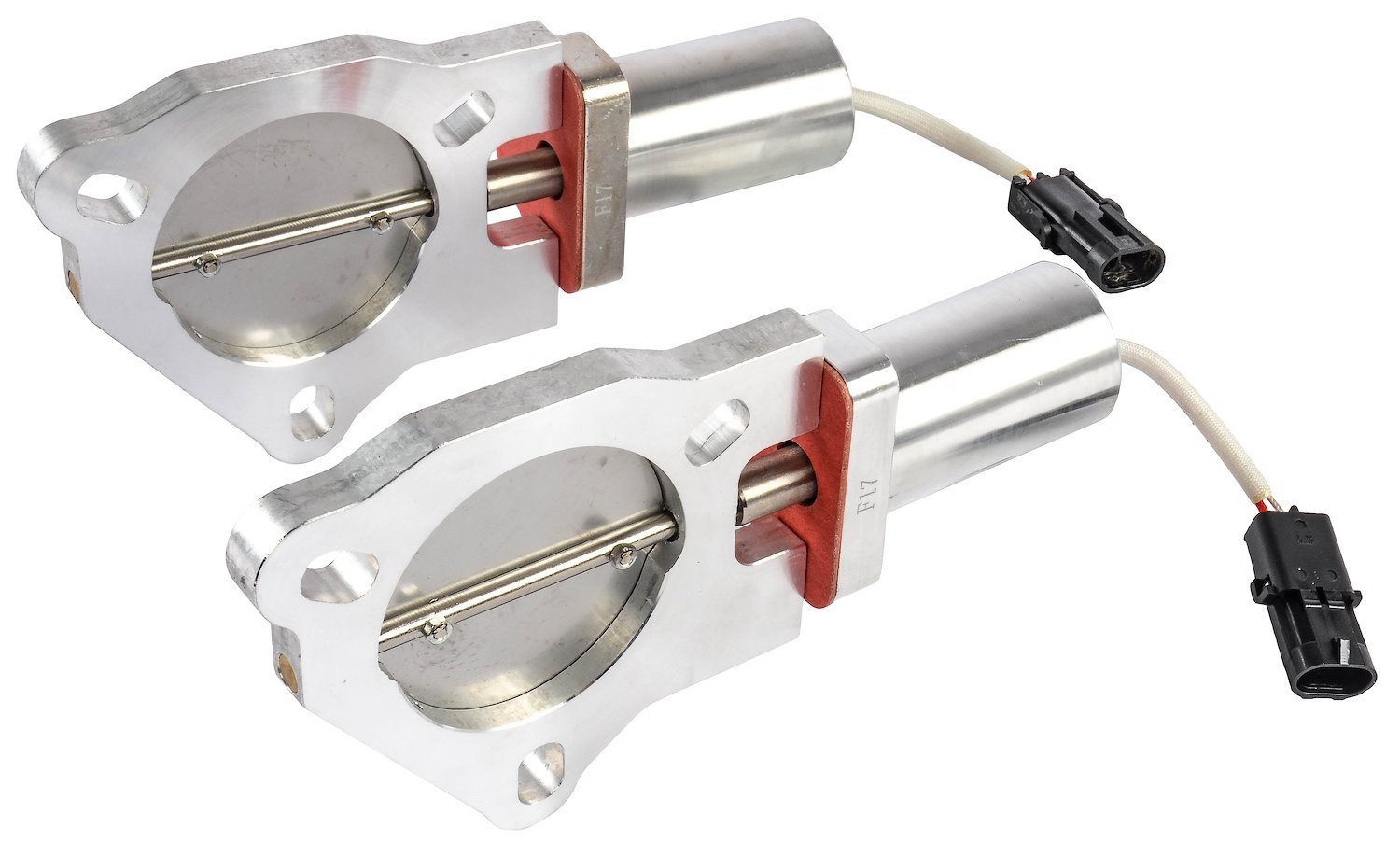 JEGS Electric Exhaust Cutouts for 3 in. O.D. Dual Exhaust Systems