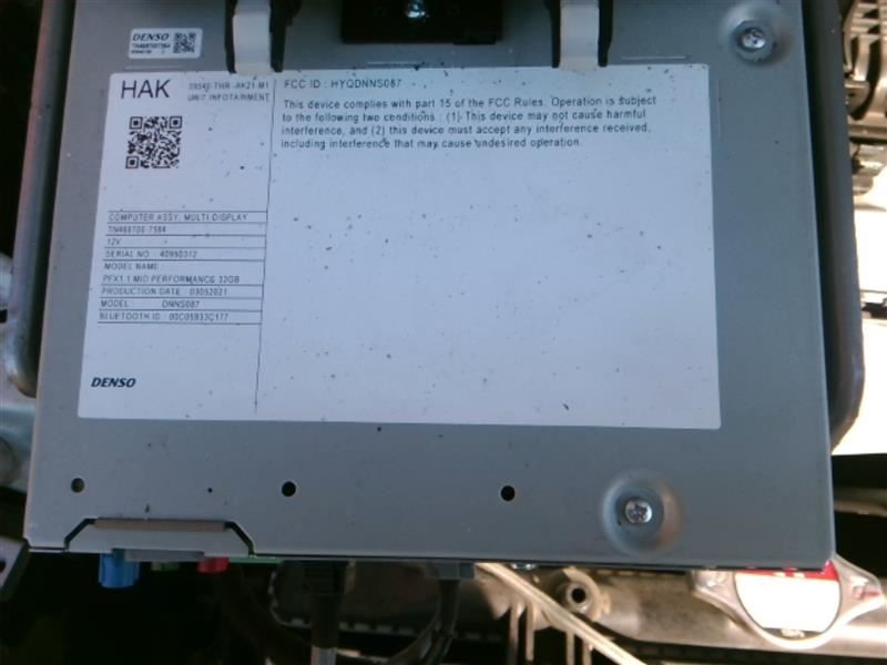 ODYSSEY   2022 Audio Equipment Radio 651654