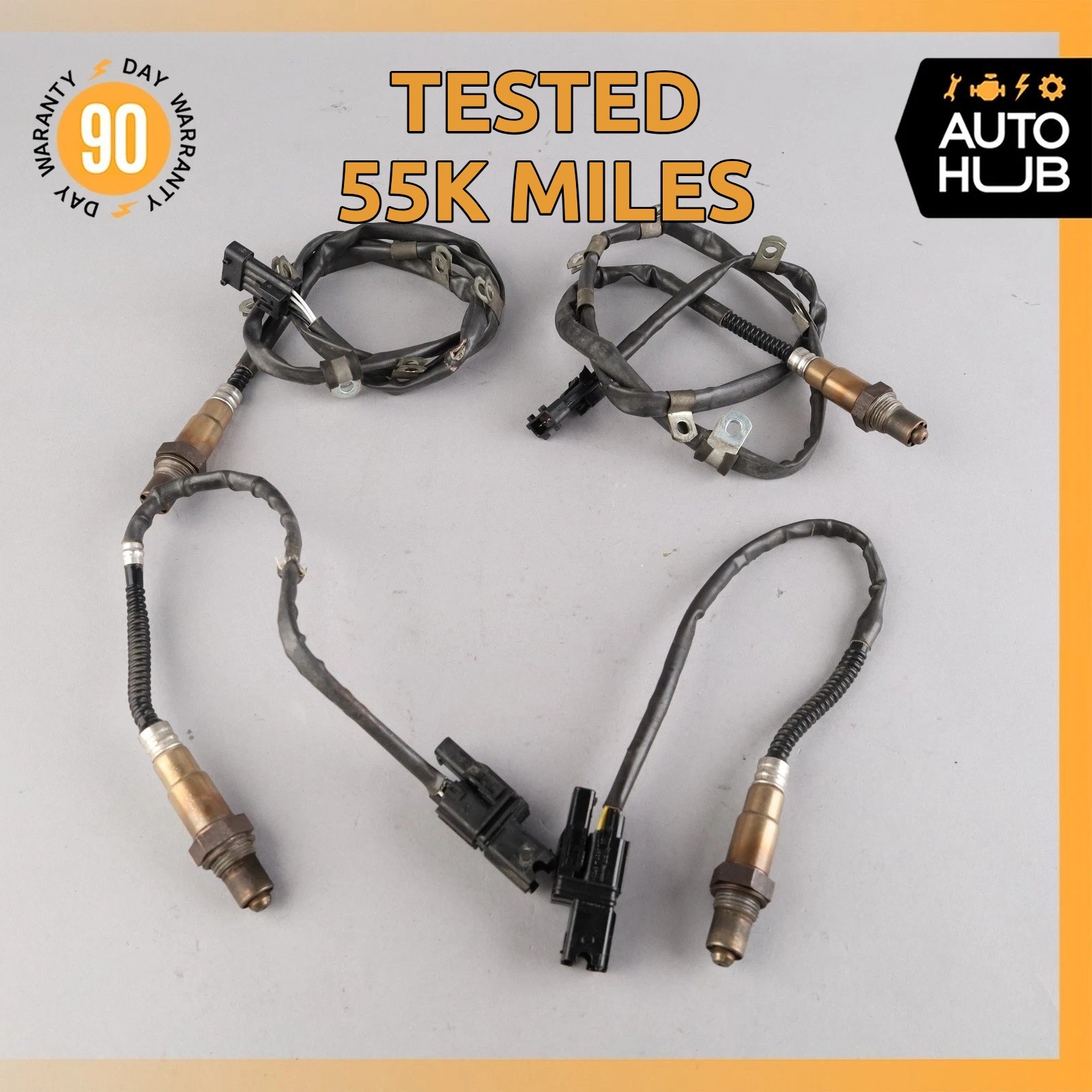 04-19 Maserati Quattroporte GranTurismo Oxygen O2 Sensor Lambda Set of 4 OEM 55k 04-19 Maserati Quattroporte GranTurismo Oxygen O2 Sensor Lambda Set of 4 OEM 55k