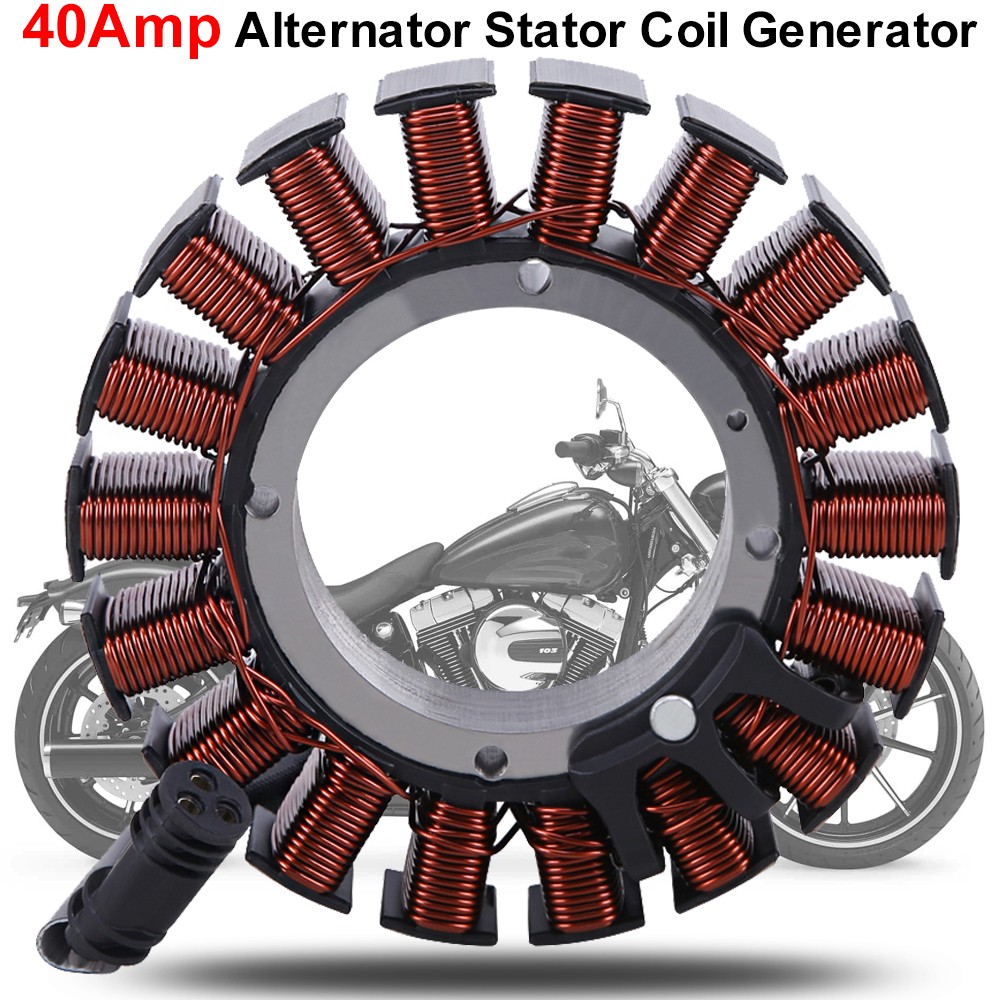 HIGH QUALITY STATOR FOR 2008-17 HARLEY SOFTAIL & DYNA REPLACE 30017-08A 30017-08
