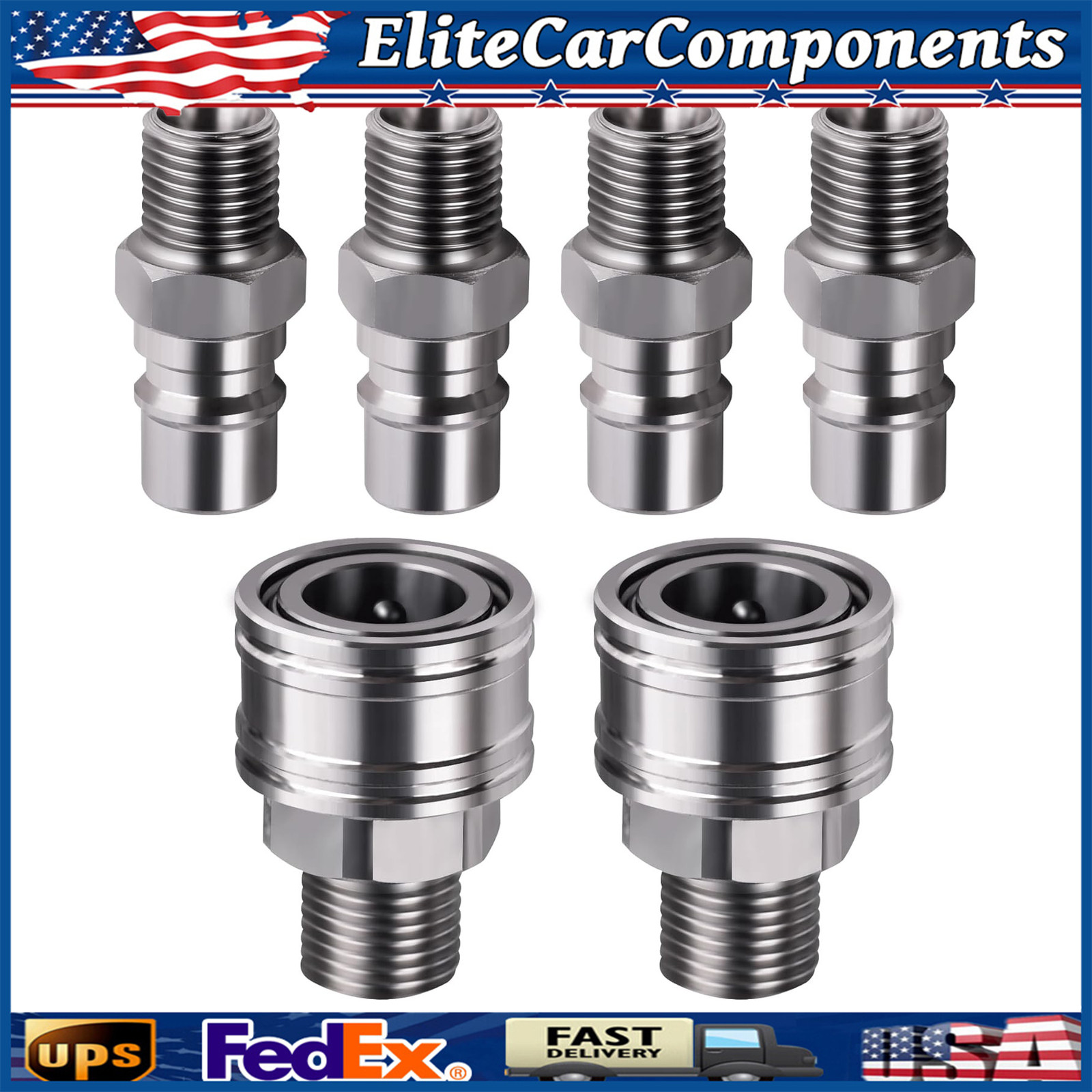M16-M14 Hydraulic Quick Coupler Kit for AGT H12 Model Mini Excavator US
