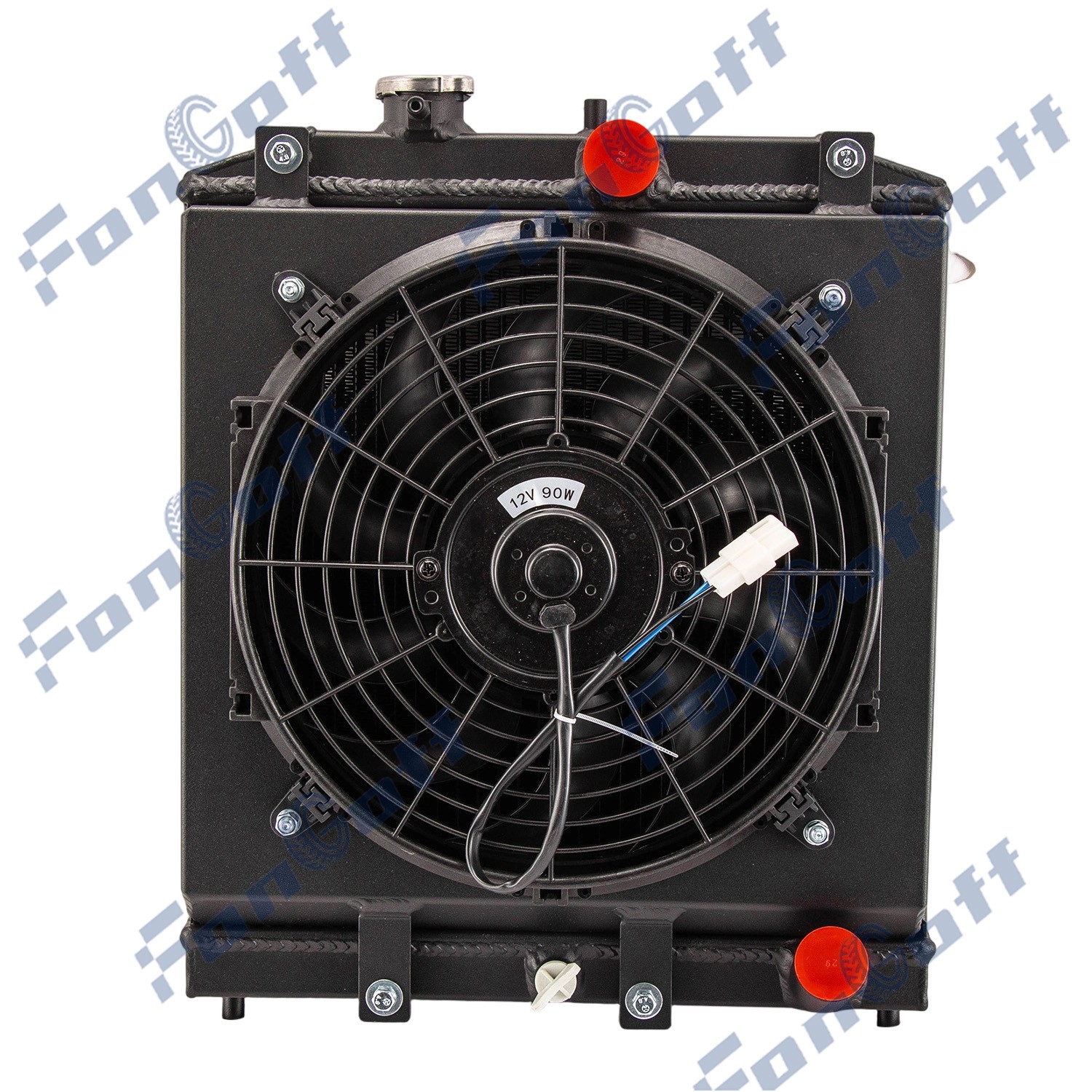3Row Radiator+Shroud Fan For 1992-2001 Honda Civic EG EK Del Sol Integra 1.6L l4