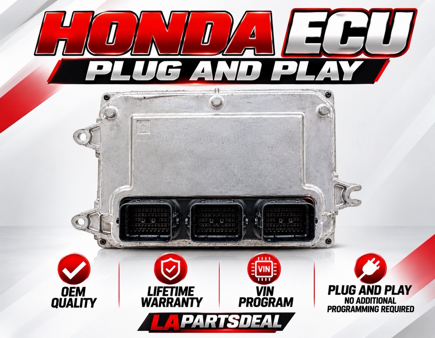 2008-2010 Honda Accord 2.4L OEM Engine Computer Module ECU ECM 37820-R41-L62 2008-2010 Honda Accord 2.4L OEM Engine Computer Module ECU ECM 37820-R41-L62