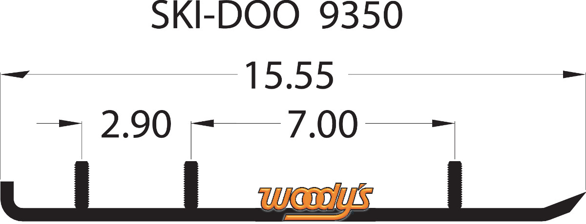WOODYS - Top-Stock Hard Surface Bar 4in for 60 | HSD-9350 WOODYS - Top-Stock Hard Surface Bar 4in for 60 | HSD-9350