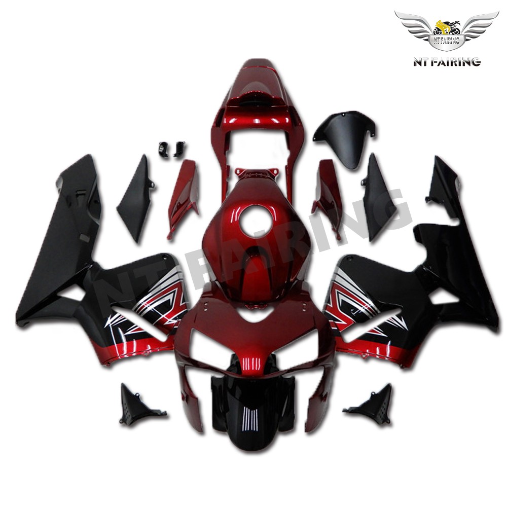 FK US STOCK Fairing Fit for HONDA 2003 2004 CBR600RR Red Black Yellow White a000