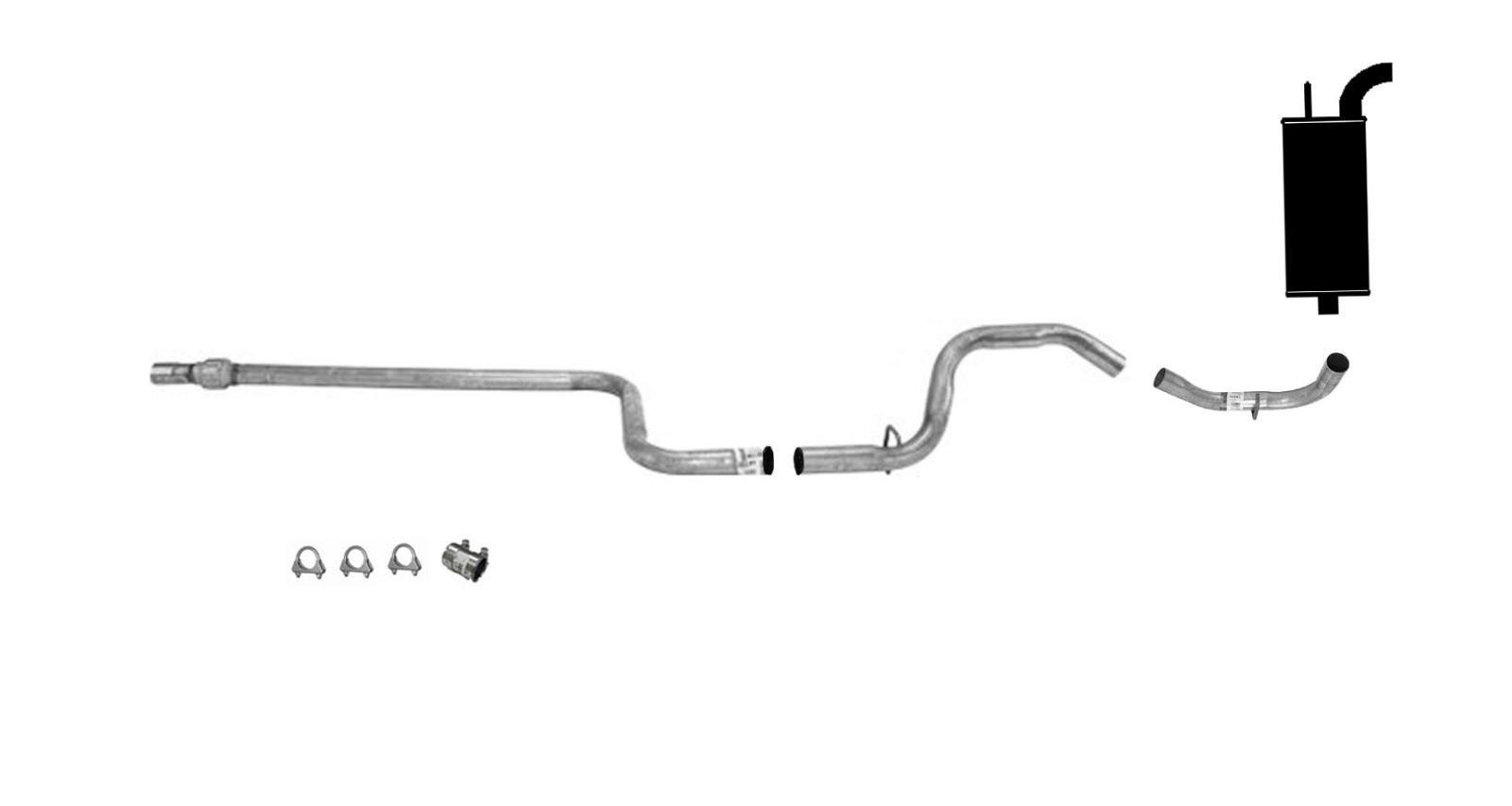2000 Neon 2.0L Muffler Exhaust System AP Brand 88138 28615 700369
