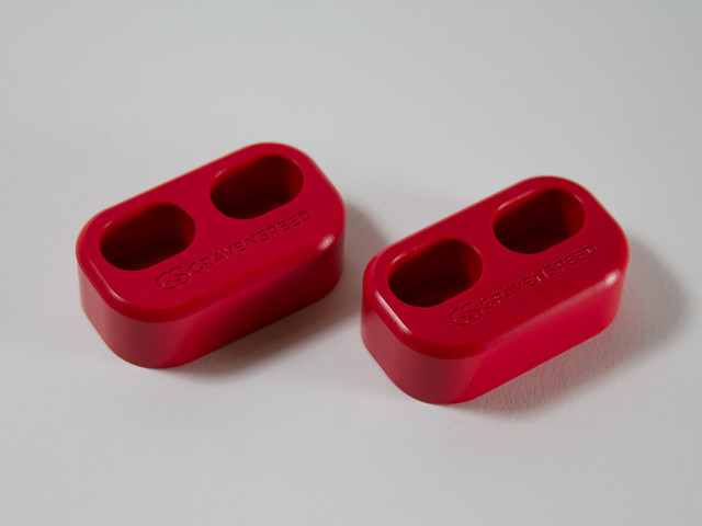Cravenspeed Door Bushing Set in RED - fits Fiat 124 Spider and Mazda MX-5 Miata