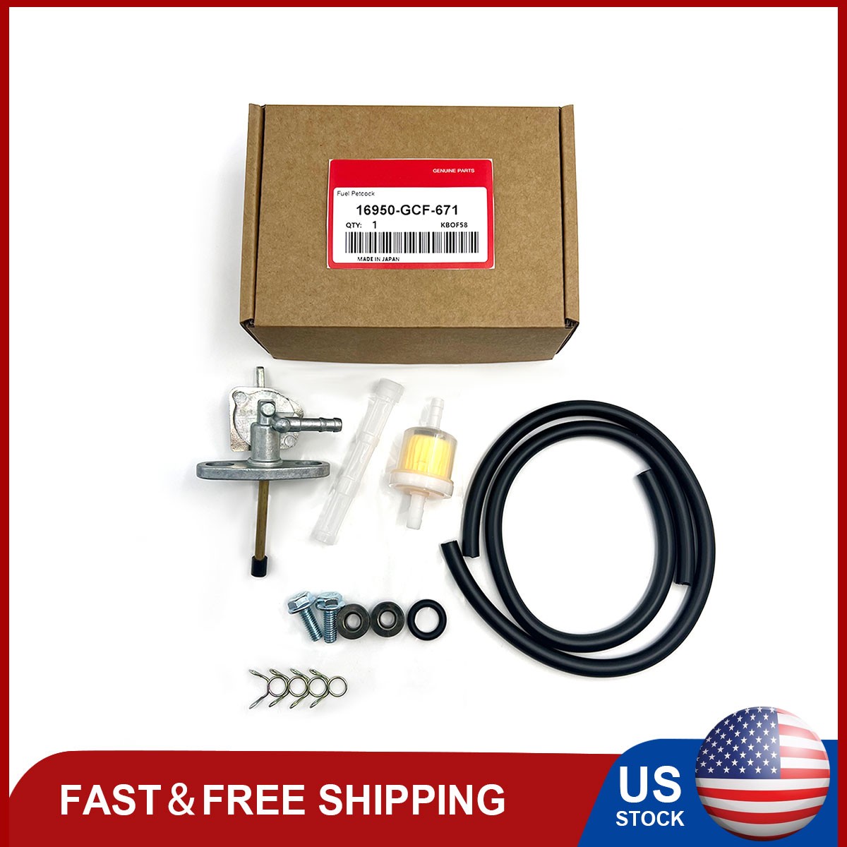 OEM Honda CRF70F CRF80F CRF100F CRF150F CRF230F Fuel Petcock Valve 16950-GN1-871