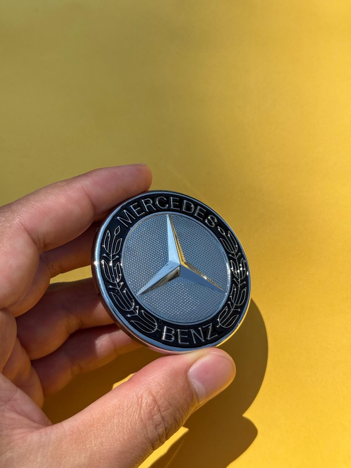 57mm AMG Black Mercedes Benz Front Hood Emblem Badge A,B,C,E,S,SL,SLK Class 57mm AMG Black Mercedes Benz Front Hood Emblem Badge A,B,C,E,S,SL,SLK Class