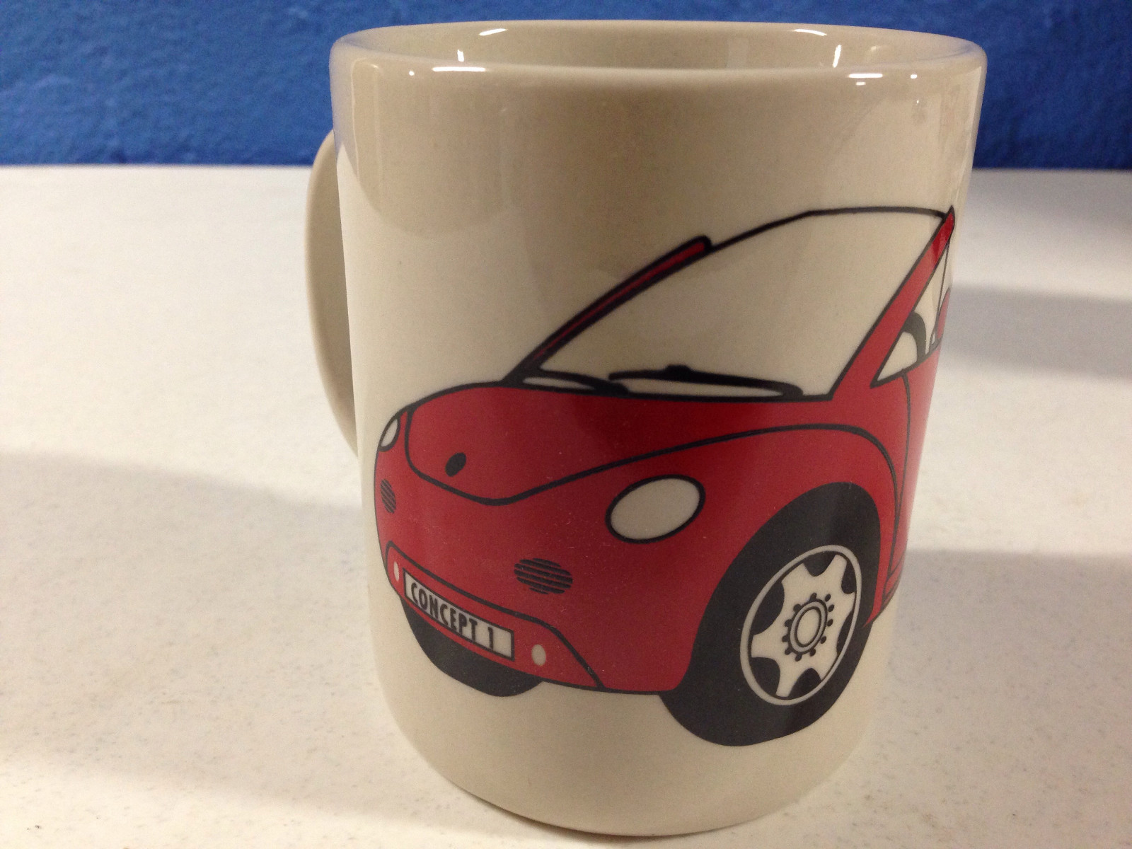NEW VW Volkswagen CONCEPT RED BUG BEETLE Coffee Mug Cup NEW VW Volkswagen CONCEPT RED BUG BEETLE Coffee Mug Cup
