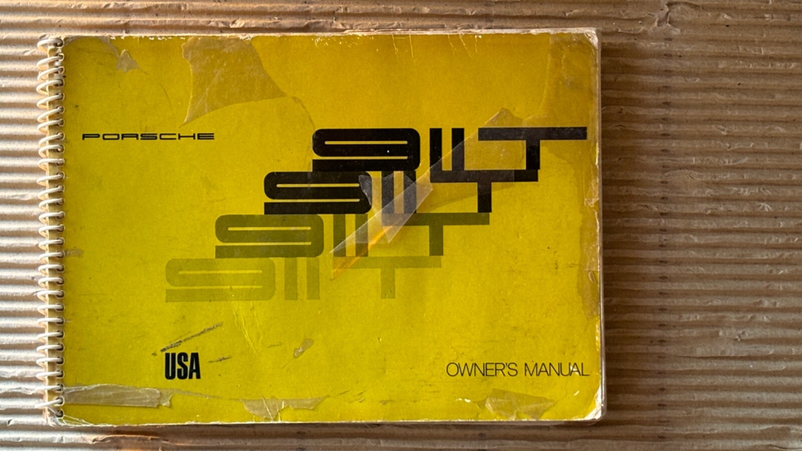 Owner\'s manual for 1972 Porsche 911T