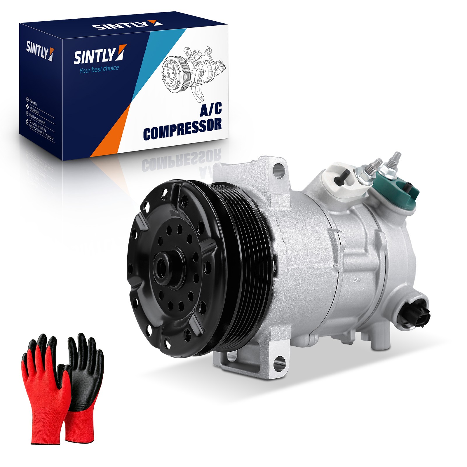 SINTLY AC Compressor with Clutch for Dodge Journey CHRYSLER SEBRING 55111410AD