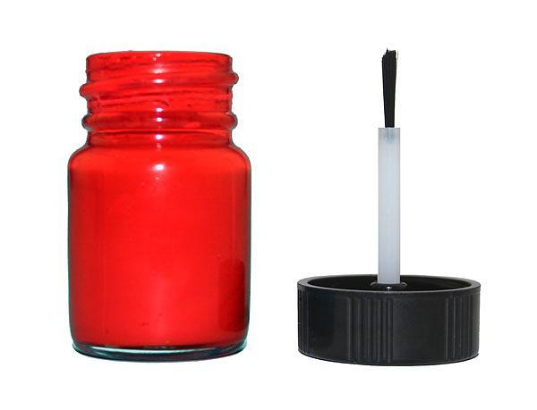 Fluorescent Red Automotive Gauge Cluster Needle Paint Bottle with Brush Fluorescent Red Automotive Gauge Cluster Needle Paint Bottle with Brush