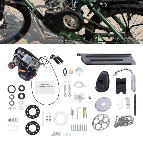 100cc Bicycle Motor Kit 4-Stroke Bicycle Gasoline Engine Motor Motorized Bicycle 100cc Bicycle Motor Kit 4-Stroke Bicycle Gasoline Engine Motor Motorized Bicycle