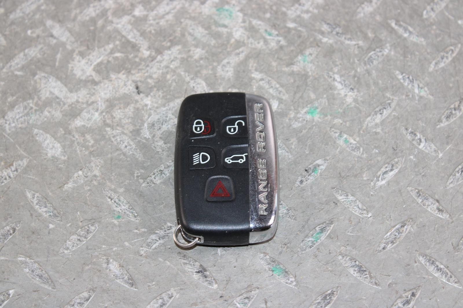 16-19 Range Rover Sport Black Chrome 5 Button Key Fob Remote OEM OE Factory WTY