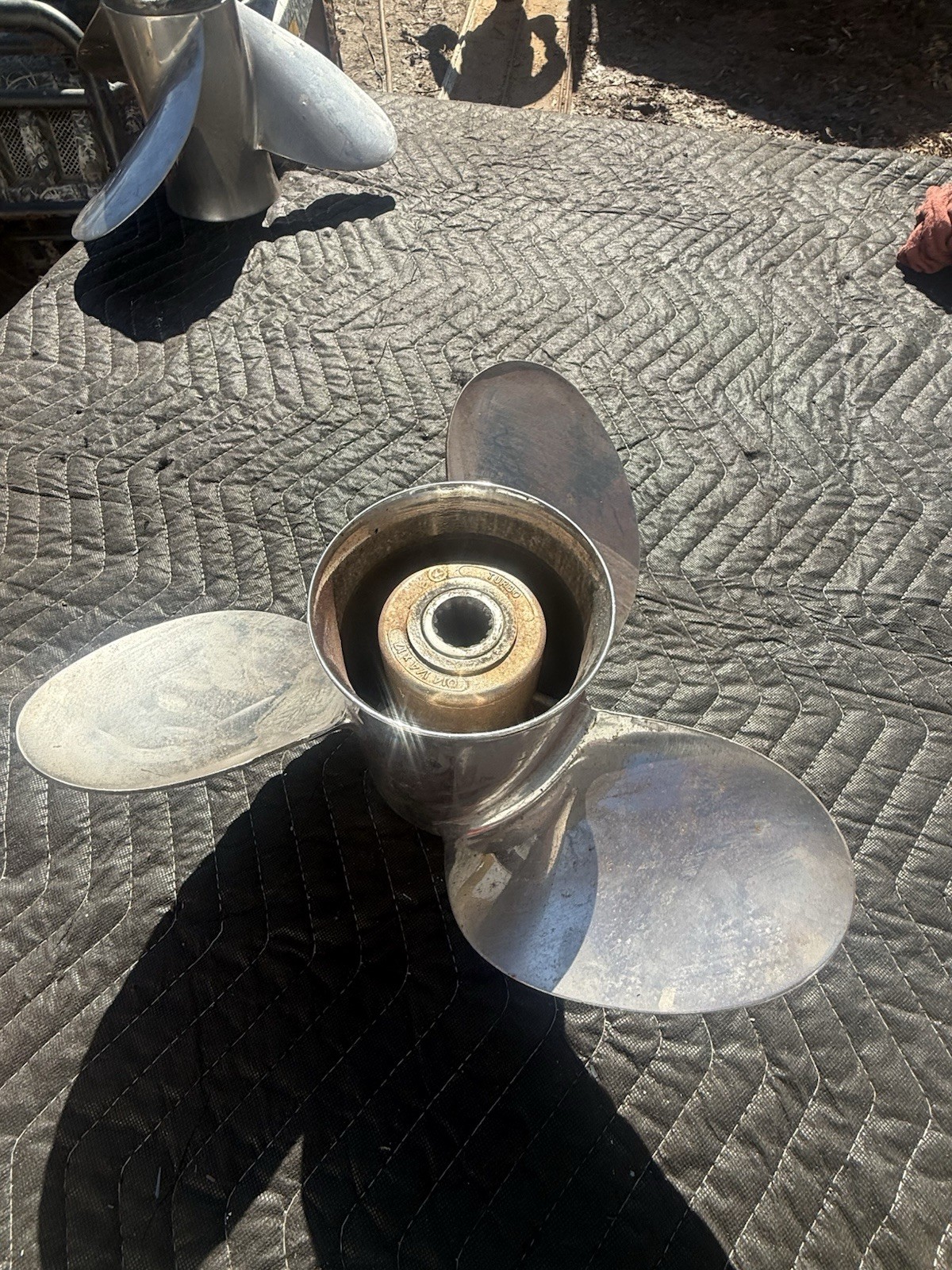 💯Turbo Stainless Yamaha Boat Propeller Standard RH 014 1/4 X 17 17 Pitch 💯Turbo Stainless Yamaha Boat Propeller Standard RH 014 1/4 X 17 17 Pitch
