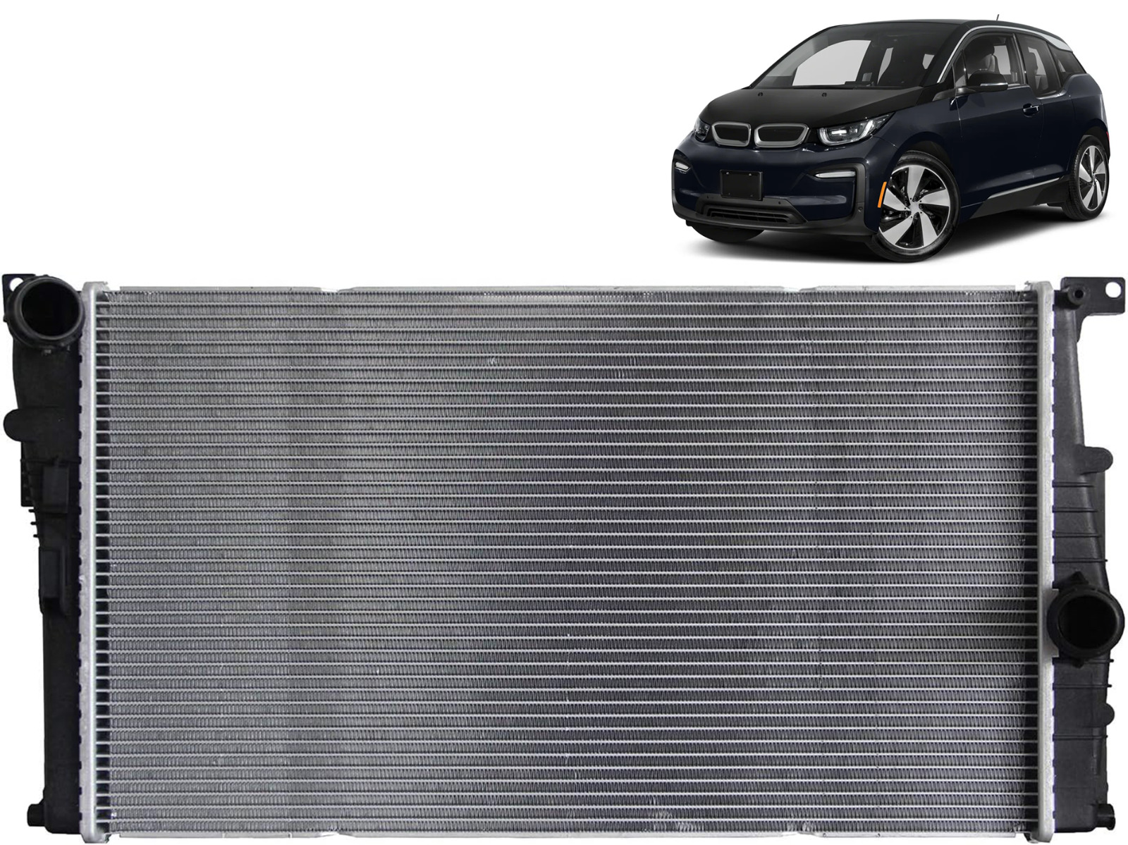 Replacement For BMW 2014-2021 i3, i3s Radiator BM3010182 | 17 11 7 600 511