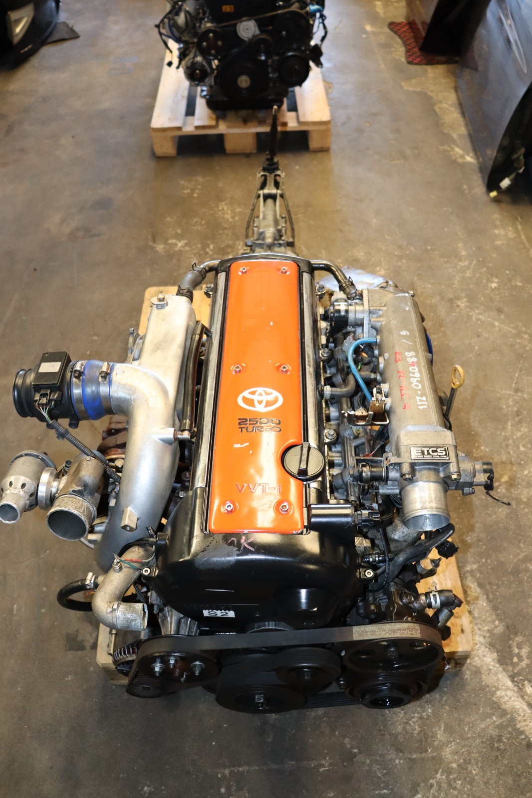 JDM Toyota 1JZGTE VVT-i Turbo 1JZ  front Sump Inline 6 Engine / W58 Transmission