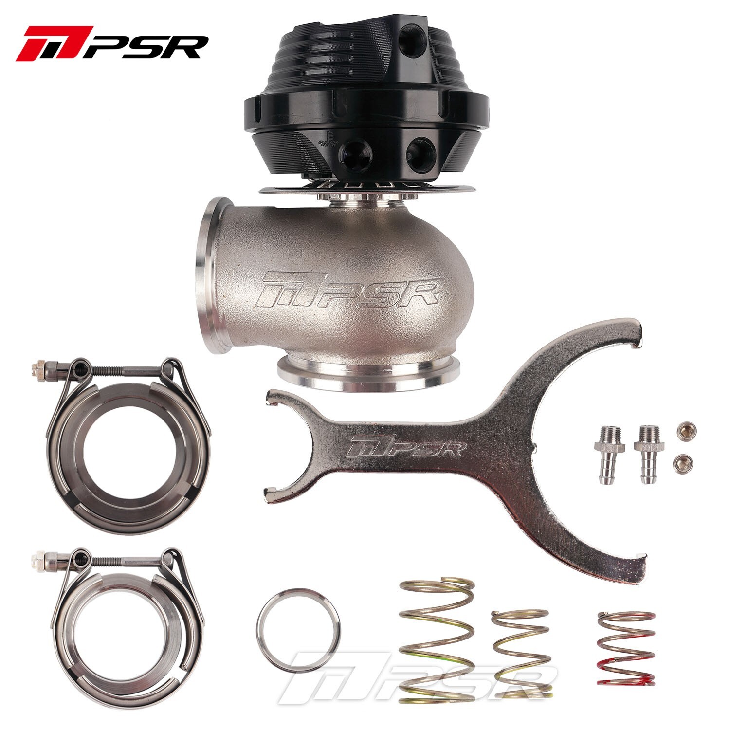 PSR NEW GENERATION WASTEGATE 45MM Vband External Wastegate Black PSR NEW GENERATION WASTEGATE 45MM Vband External Wastegate Black