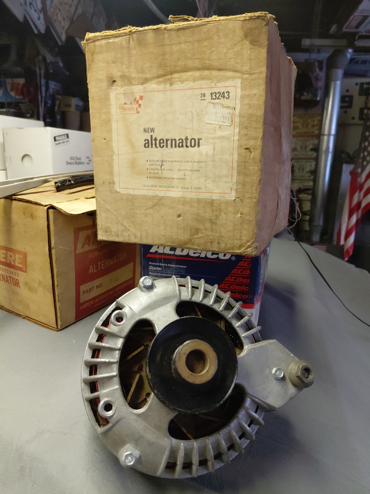 NOS SEARS 2813243 Mopar Dodge Plymouth Chrysler ALTERNATOR Single Pulley GTX NOS SEARS 2813243 Mopar Dodge Plymouth Chrysler ALTERNATOR Single Pulley GTX