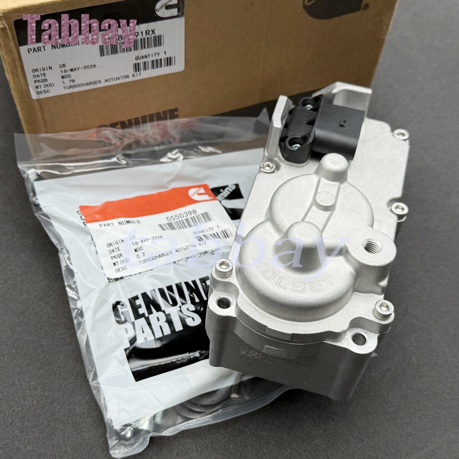 Cummins ISL 6382091RX Electronic Actuator Turbocharger VGT Turbo