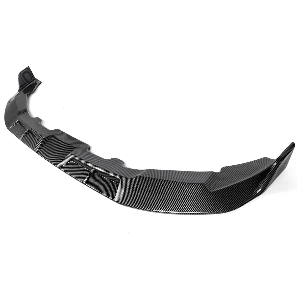 For BMW F97 X3M F98 X4M 2022-24 Carbon Fiber Look ABS Front Bumper Splitter Lip For BMW F97 X3M F98 X4M 2022-24 Carbon Fiber Look ABS Front Bumper Splitter Lip