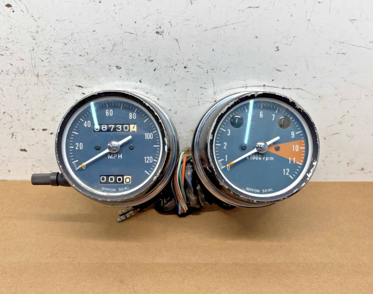 Honda CL450 CL 450 Gauge Assembly / Speedometer / Tachometer / WORKS (1972)