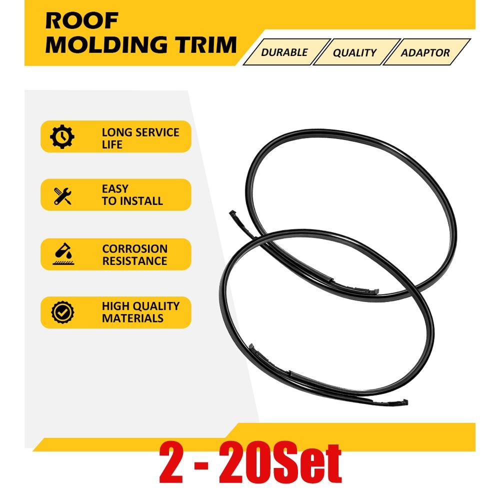 For 2012-2017 Toyota Camry 2-20X Top Exterior Roof Weatherstripping Sealing Trim