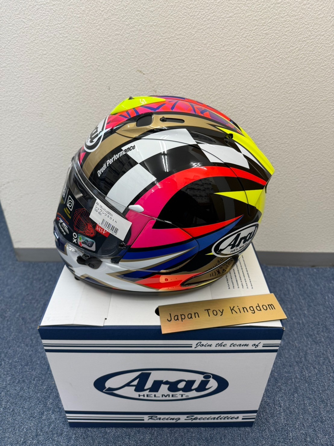 Arai Corsair-X Kevin Schwantz 30th Anniv. Motorcycle Full Face Helmet [S,M,L,XL]
