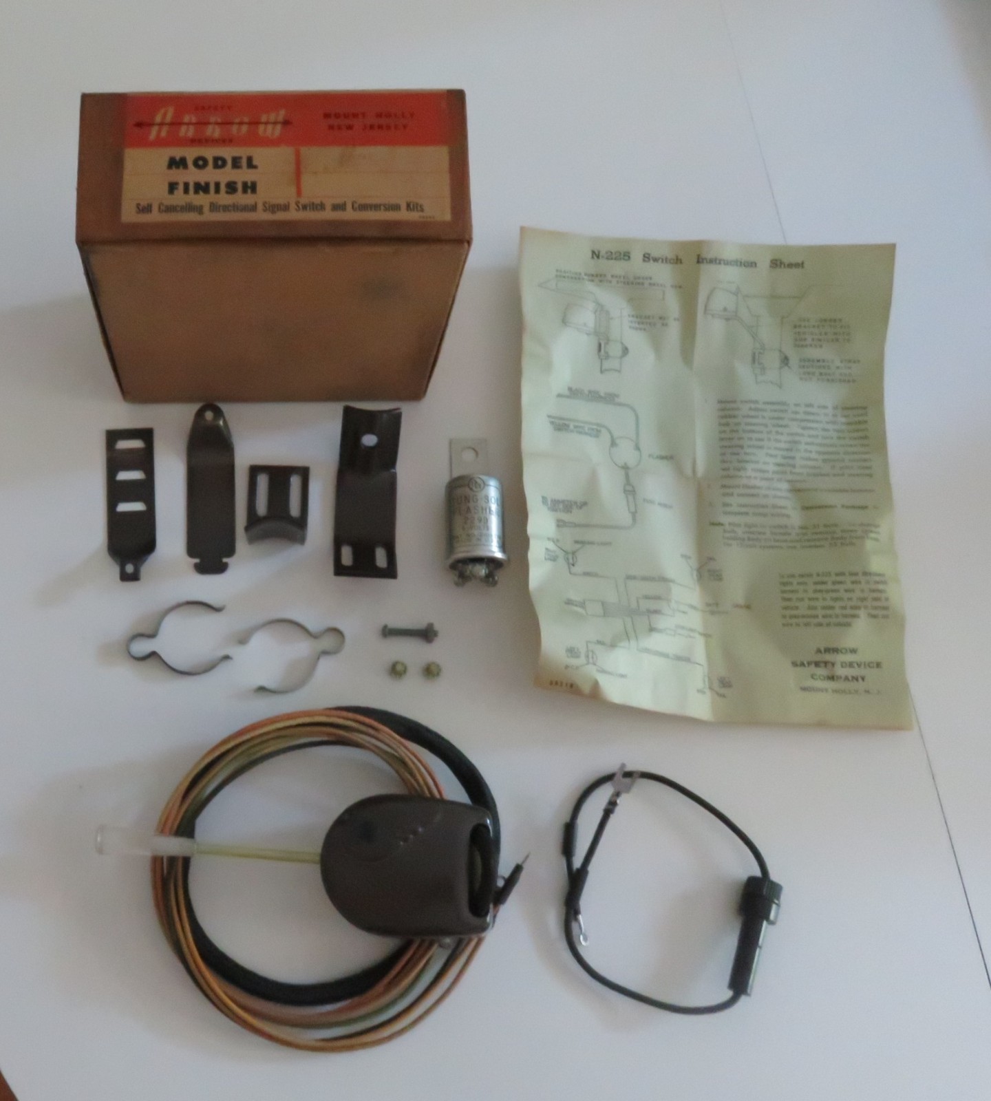 NOS VTG Turn Signal Conversion kit Arrow N-225 Self Cancelling Direction NOS VTG Turn Signal Conversion kit Arrow N-225 Self Cancelling Direction