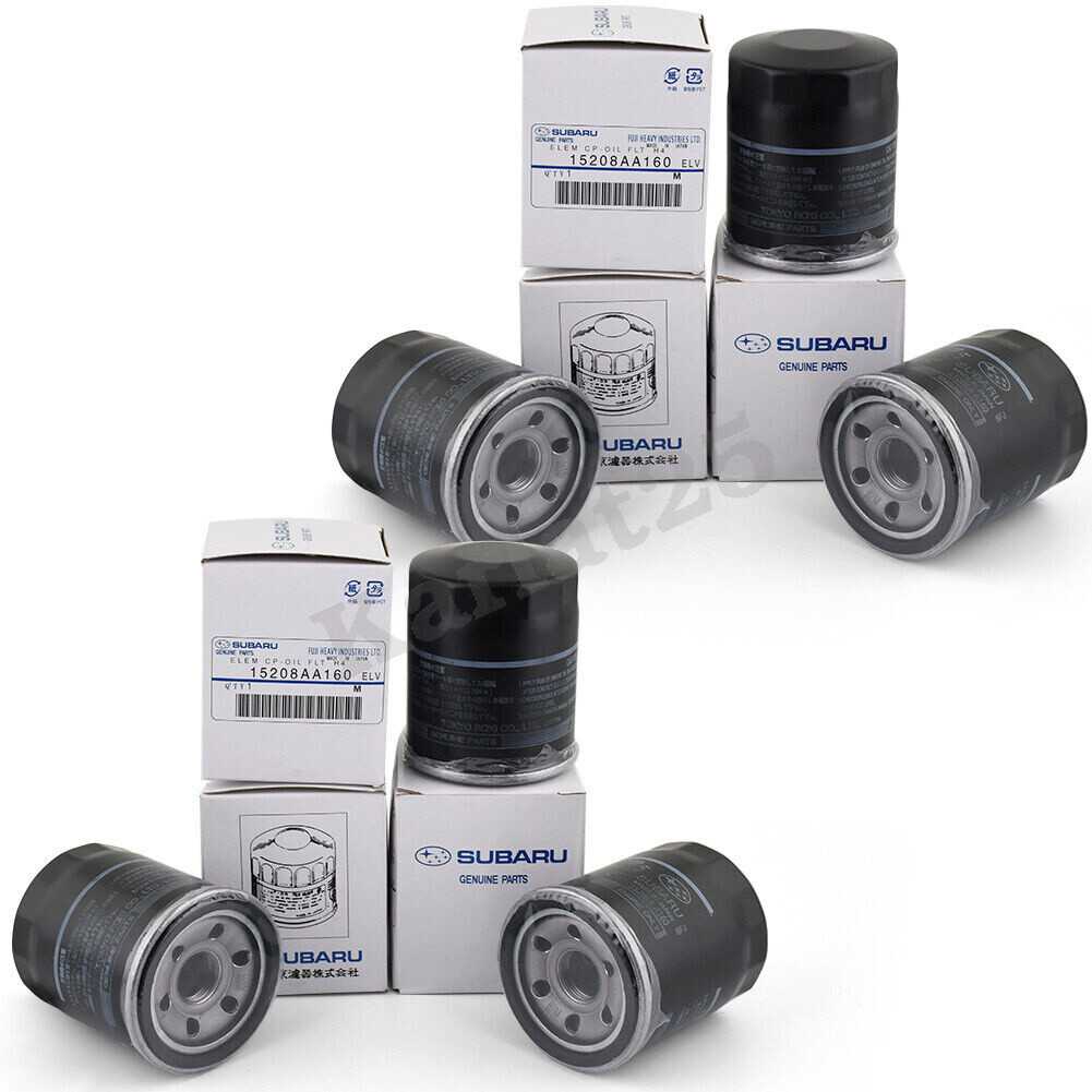 Genuine Subaru Engine Oil Filter 6 PACK 15208AA160 for Impreza Legacy Forester Genuine Subaru Engine Oil Filter 6 PACK 15208AA160 for Impreza Legacy Forester