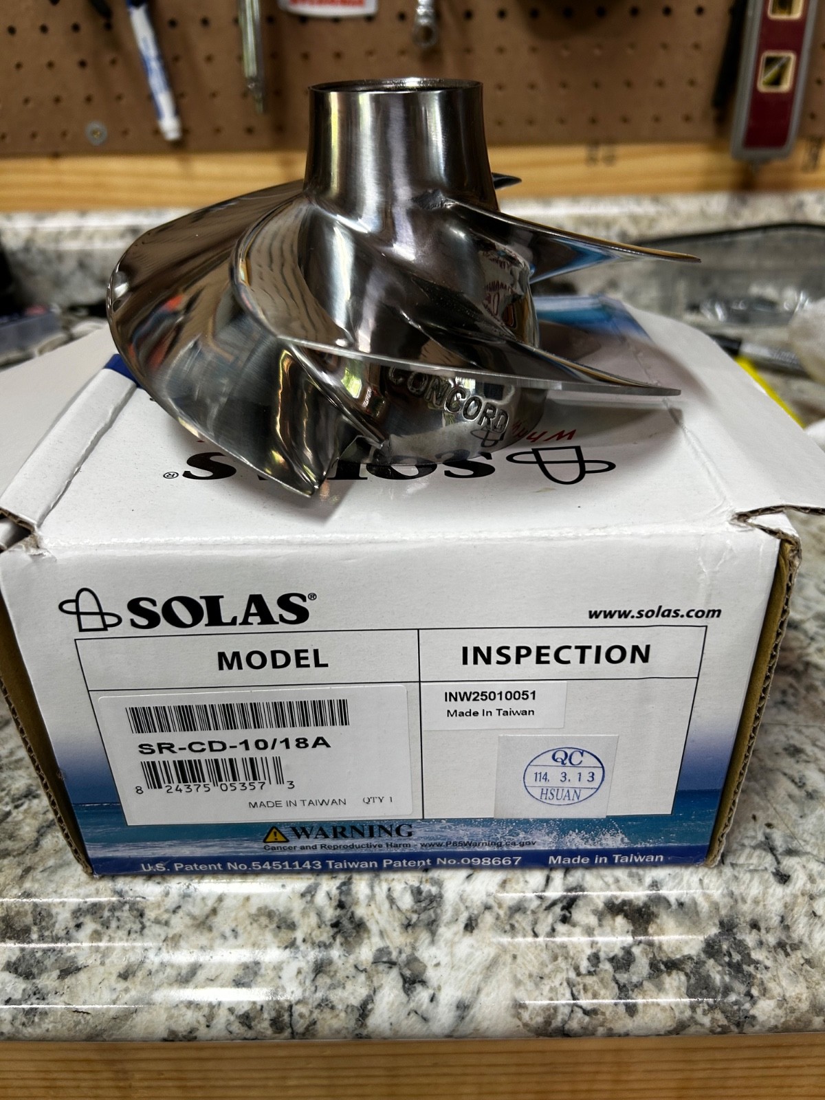 Solas SR-CD 10/18A Sea-Doo Impeller