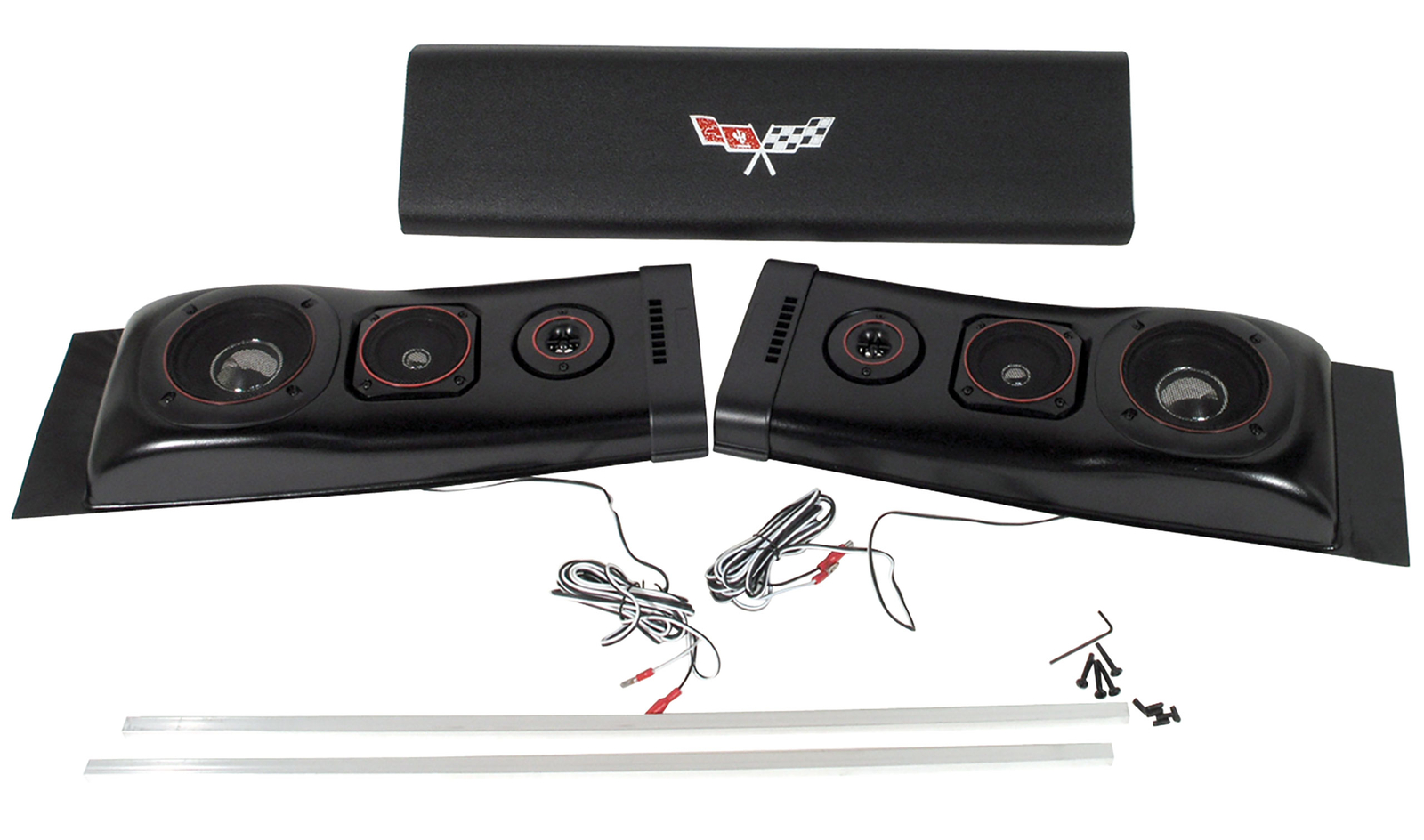 Speaker System. Soundbar Coupe for 1963-1982 Corvette Speaker System. Soundbar Coupe for 1963-1982 Corvette